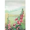 Image 1 : 1920's Foxglove Color Lithograph Print