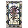 Image 2 : Tulips Stained Art Glass Hanging Window Panel