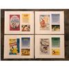 Image 1 : Set of Walt Disney Cartoons Lithograph Prints