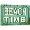 Image 1 : Beach Time Decorative Metal Sign