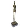 Image 2 : After Giacometti, Mid Century Modern Style Standing Man Bronze Sculpture