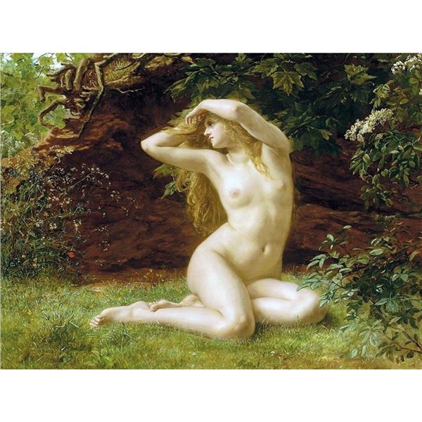 After Prinsep, Nude Ceramic Art tile