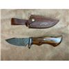 Image 1 : Custom Damascus Steel Hunting Knife