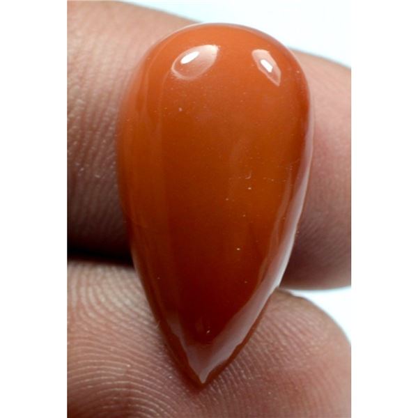 8.3cts Mexican Fire Opal Pear Shaped Cabochon