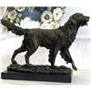 Image 3 : Golden Retriever Hunting Dog Bronze Sculpture