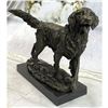 Image 5 : Golden Retriever Hunting Dog Bronze Sculpture