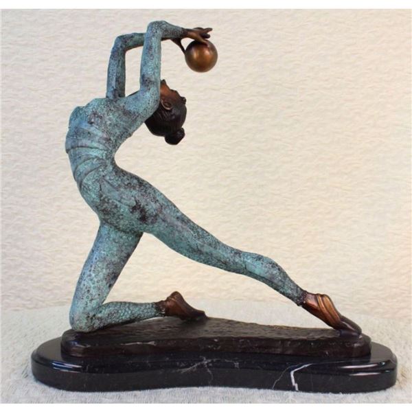 Signed Collett, Dancer Bronze Sculpture