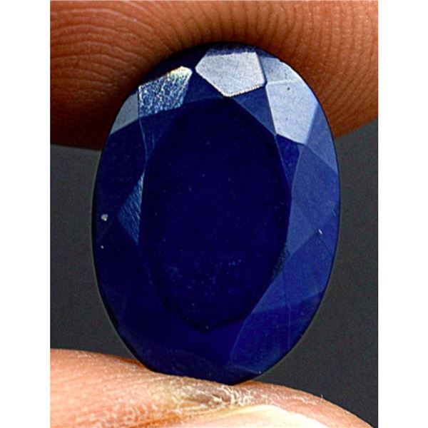 22.95ct Faceted Blue Opal Gemstone