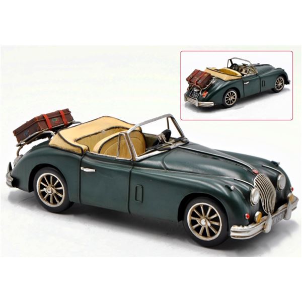 Vintage-style 1959 Jaguar Scale Model Car