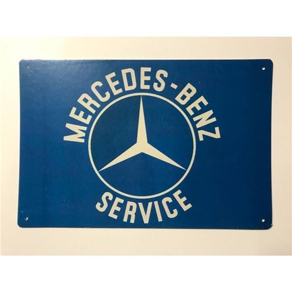 Mercedes Benz Service Metal Pub Bar, Garage Sign