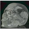 Image 1 : Carved Quartz Crystal Skeleton Skull