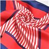 Image 1 : Ladies Patriotic Colors Silk Scarf