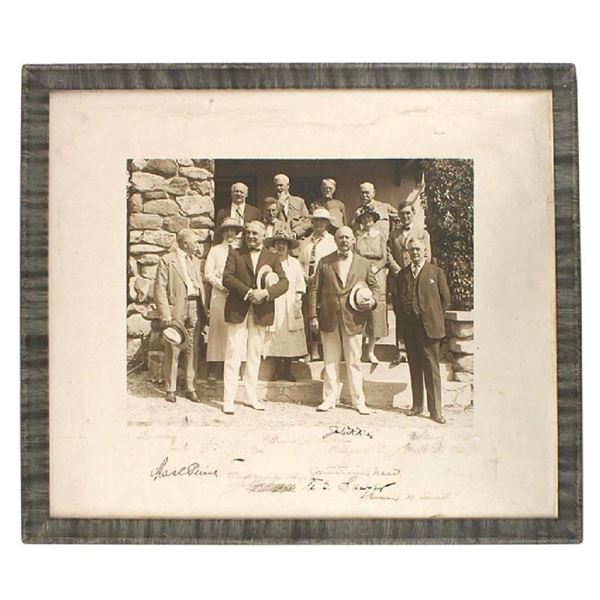 Signed Photo of President Warren G. Harding & Senators