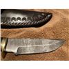 Image 2 : Custom Damascus Steel Hunting Knife