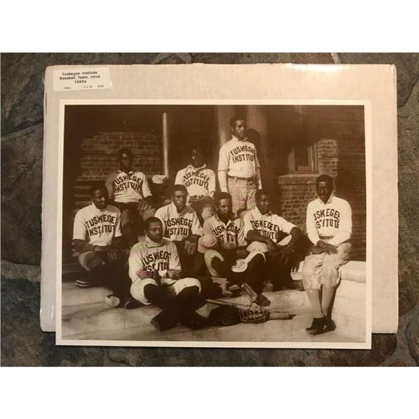 1880's Tuskegee Institute Baseball Team Photo Print