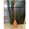 Image 1 : Rare Dragon Boat Inlaid Wood Canoe Paddle