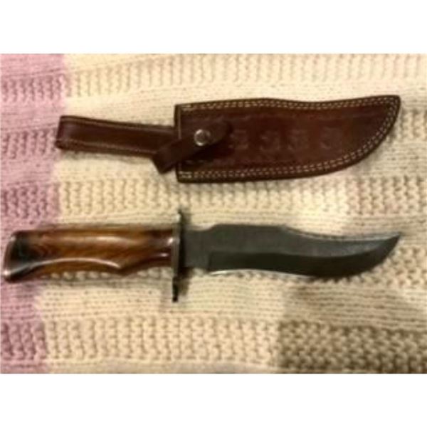 Damscus Steel Bowie Hunter Knife