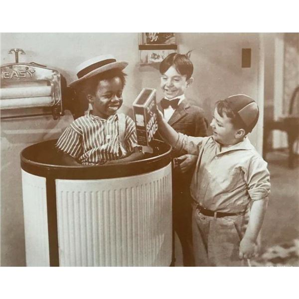 Little Rascals Laundry, Soap Flakes Sepia Photo Print