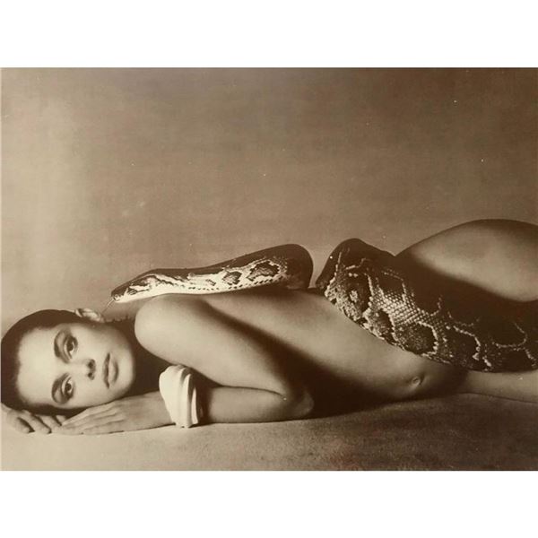 Actress Model Natassia Kinski & Snake Photo Print