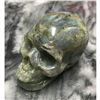 Image 1 : Carved Labradorite Gemstone Skeleton Skull