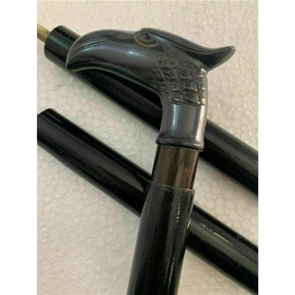 Brass Eagle Head Walking Stick Cane