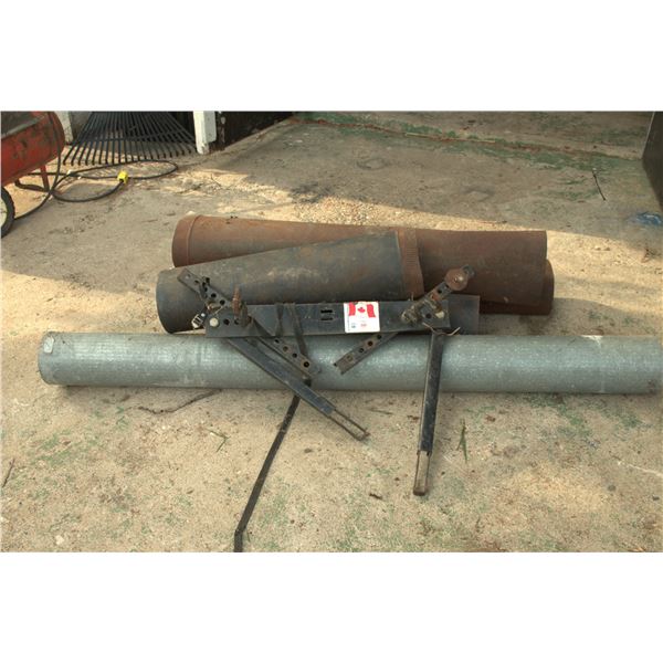 stove pipes/ bike rack