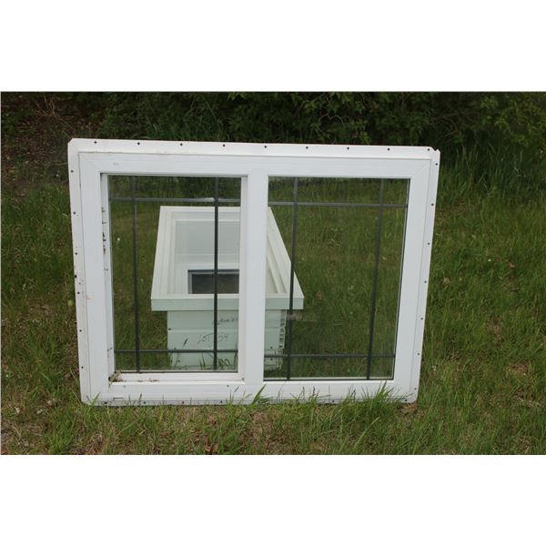 double pane poly window 2"   39 1/2" x 29 1/2"