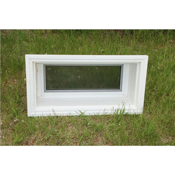 new poly basement window 32 1/4" x 15'"x 10"