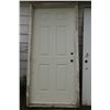 Image 1 : exterior steel  door with wood 2x4 jam 81 3/4" x 37 3/4" opening