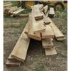 Image 3 : Lot of Rough Cut Lumber, Misc. Sizes & Lengths From ~150" Down