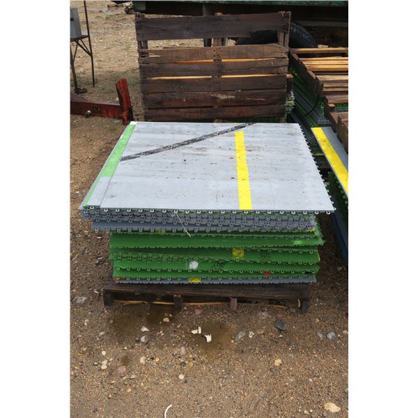 Approximately 400 Square Feet of Gymnasium Flooring/Snap Tile