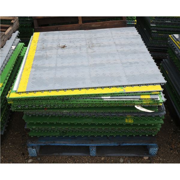 Approximately 400 Square Feet of Gymnasium Flooring/Snap Tile