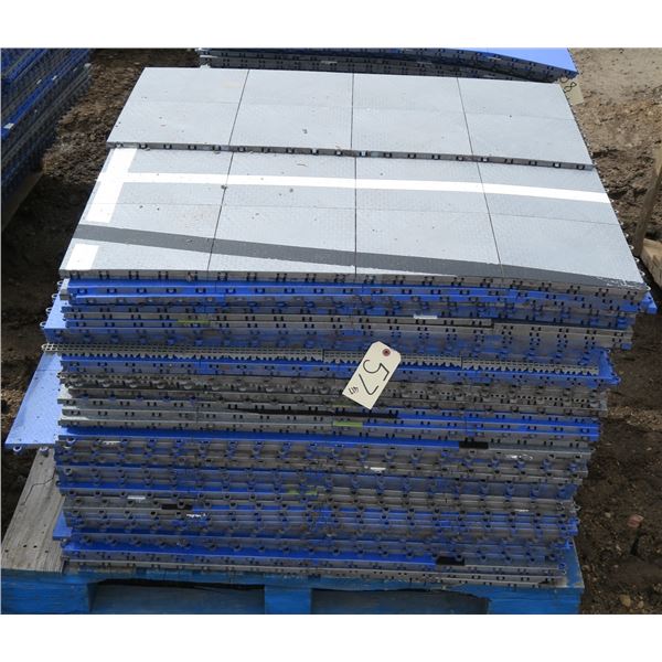 Approximately 600 Square Feet of Gymnasium Flooring/Snap Tile