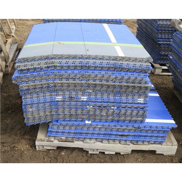 Approximately 600 Square Feet of Gymnasium Flooring/Snap Tile