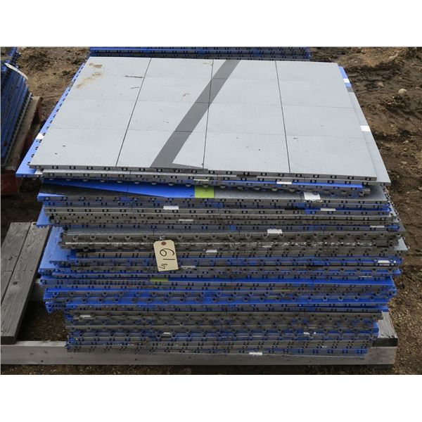 Approximately 600 Square Feet of Gymnasium Flooring/Snap Tile