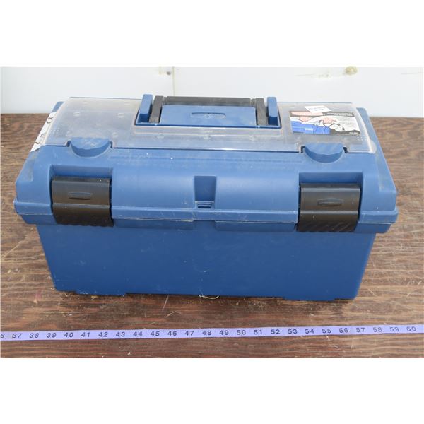 Blue Plastic Toolbox