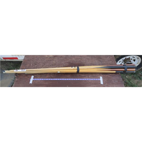 Lot of Pool Cues