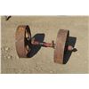 Image 2 : 2 Steel Wheels on Axle 20" Diameter