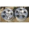 Image 2 : Set of Four 6 Bolt Dodge Rims