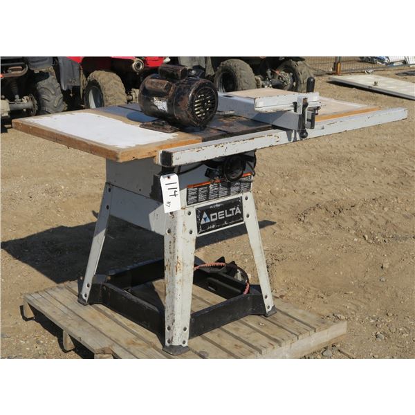 Delta Heavy Duty 10" Table Saw & 7 saw blades