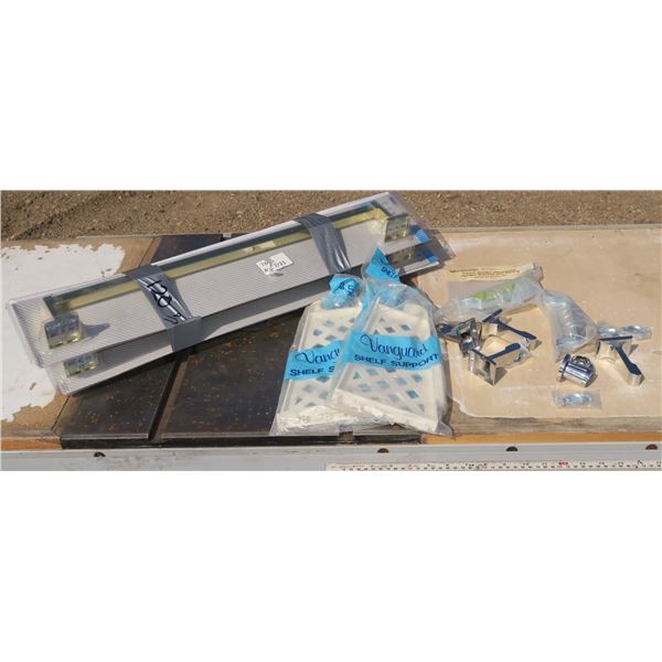 Lot of Misc. Towel Racks & Brackets