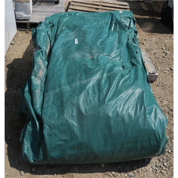 50×100 Foot Tarp, 1 year Old, Excellent Used Condition New cost of this tarp is $995.00
