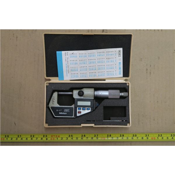 0-1" Digital Micrometer - Mitutoyo