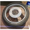 Image 1 : 3.25/3.60-S19 4 Ply Motorcycle Wheel/Tire