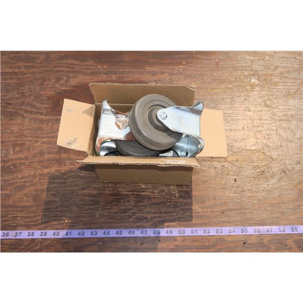 Set of 4 Industrial Dolly Wheels