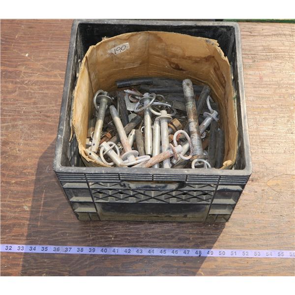 Box of Hitch Pins - Nuts, Bolts, etc.
