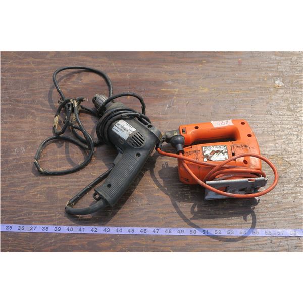 Electric Drill + Jigsaw (both work)