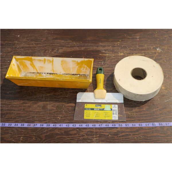 Drywall Tool, Tray, Tape