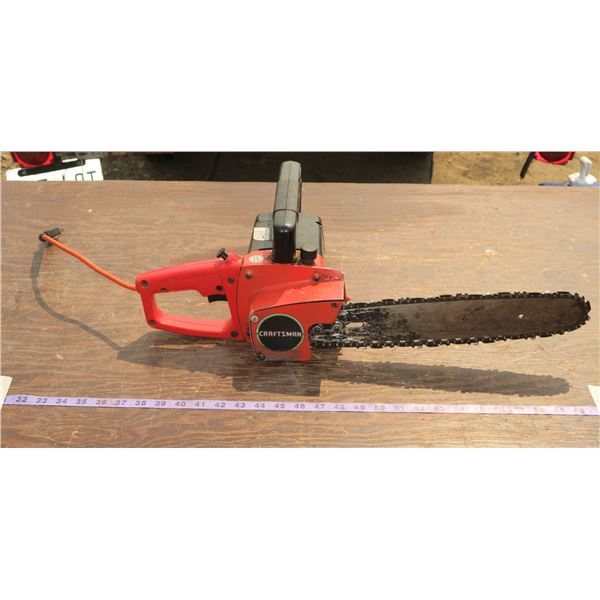 Craftsman Electric Chainsaw (works)