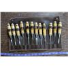 Image 1 : Set of 12 Like New Chisels